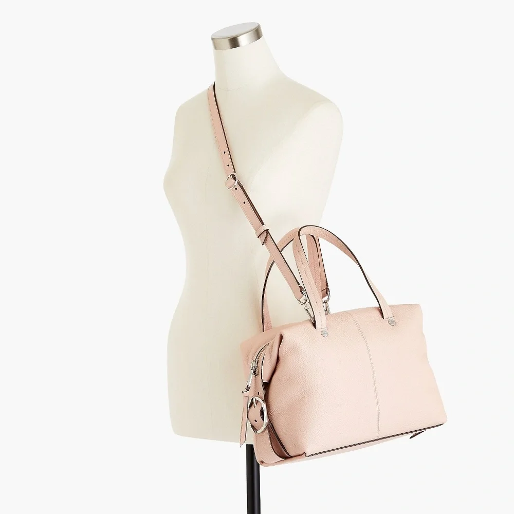 J.Crew Bristol Convertible Pebbled Leather Satchel‎